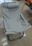 斐思莱乐懒人椅躺椅沙发椅电脑椅单人椅脚凳折叠椅家用靠背椅办公椅 灰色标准款【收纳袋+3挡调节】 实拍图