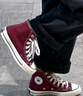 匡威（Converse）官方 1970S男女帆布鞋美拉德酒红色紫色A01448C A01448C 酒红色 36 实拍图