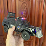 赟娅大号警车玩具虎式装甲车仿真军事合金战车模可发射男生日节日礼物 棘龙装甲车【军事玩具可收藏】 实拍图