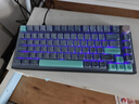 VGN N75有线/无线/蓝牙三模客制化机械键盘gasket结构全键热插拔游戏电竞办公键盘 三模 N75Pro 蒸汽波轴 加勒比海 实拍图