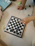 成功国际象棋磁石黑白象棋套装教学训练比赛便携折叠式磁性棋盘游戏 实拍图