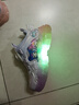 HELLOKITTY童鞋女童学步鞋炫彩亮灯鞋卡通库洛米发光鞋时尚运动鞋6703紫色27 实拍图