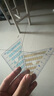 国誉(KOKUYO)三角尺套装考试绘图测量学生文具尺子 透明网格型 2把装 GY-GBA210 实拍图