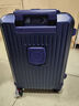 纯奢（CHEYSIR）五轮超大容量行李箱万向轮PC拉杆箱男女学生旅行箱密码箱包皮箱子 旗舰款-白配蓝·杯架+USB双充电口 20英寸 -抗菌内里【常规4轮-小型登机箱】 实拍图