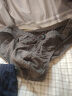 浪莎（langsha）男士内裤男纯棉中腰三角裤男式纯色底裤男全棉青年短裤裤衩4条装 5501#混色4条 XXL/180/105 实拍图