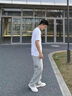 德尔惠短袖t恤男夏季半袖上衣冰丝运动圆领速干透气打底衫 白色 2XL 实拍图