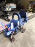 liuncy双胞胎婴儿推车前后坐二胎双人可坐躺轻便折叠儿童手推车 实拍图