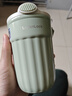乐扣乐扣保温杯陶瓷覆层内胆咖啡杯随行吸管水杯不锈钢便携办公男女士2025 薄荷绿【陶瓷内胆】390ml 实拍图