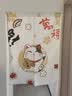 盛世泰堡 门帘布艺日式卡通免打孔半帘隔断遮光挂帘千万寿福 85*120cm 实拍图