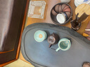 心去處汝窑茶漏茶滤全瓷一体茶叶过滤网加公道杯陶瓷滤茶器茶隔茶具配件 圆形茶漏套组+天青美人公杯 实拍图