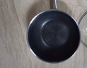 蓝钻0涂层钛晶不粘炒锅0氟电磁炉燃气灶通用 32cm+钢化盖+硅胶铲+海绵擦+蒸笼 实拍图