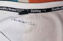 JEANSWEST CLUB真维斯t恤男纯棉短袖 圆领打底衫大码纯色不透男女体恤五分袖上衣 实拍图