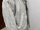 NASADKGM外套男美式复古工装衬衫夹克男宽松休闲百搭情侣上衣服大码男装 黑灰 XL 实拍图
