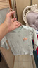 衣拉拉春秋款婴儿圆领套装0-1岁女童分体打底衣宝宝衣服新舒绒棉可外出 爱心派对(浅灰蓝) 90码建议身高80~90cm 实拍图