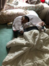 SWEEBY史威比防吐奶斜坡垫婴儿斜坡枕新生儿防压哄睡床中床宝宝喂奶神器 深海蓝 丨椰棕床垫丨 免抱起升降 实拍图