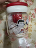 史努比（SNOOPY）玻璃杯大容量带吸管儿童宝宝果汁牛奶杯子男女学生带把手泡茶水杯 实拍图