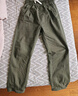 真维斯休闲裤男秋冬新款纯棉百搭运动直筒裤子男宽松阔腿加绒加厚长裤 2328军绿色 2XL 实拍图
