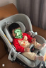 宝得适（BRITAX）宝宝儿童安全座椅0-4岁360度旋转汽车ISOFIX硬接口双面骑士PLUS 双面骑士PLUS北欧灰 实拍图
