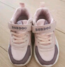 巴布豆（BOBDOG）童鞋女童网面休闲鞋春秋透气儿童运动鞋10252100 嫩粉/藕荷紫26 实拍图