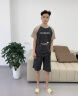 猫人【100%纯棉】男士睡衣男新疆棉夏季短袖短裤防螨抑菌家居服新品 实拍图