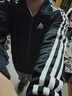 阿迪达斯外套男春季跑步运动立领夹克户外防风保暖运动服 黑/白 M  实拍图