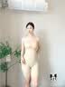 婷美连体塑身衣女收腹提臀后脱式免穿内衣无痕塑形美体束身衣 肤色XL 实拍图