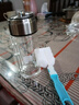 阿布熊迷你便携双层玻璃杯男女家用泡茶透明杯子茶水分离带盖水杯 小双无滤网 160ml 实拍图