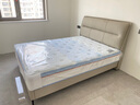 顾家家居（KUKA）京东独家家具卧室百搭耐磨简约奶油风头层黄牛皮双人大床DS8116B 8116【奢华版 云柔亲肤皮】新芽米1.5m+亚运潮汐床垫 实拍图