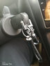 适用于雪铁龙钥匙包真皮钥匙套天逸C5全新爱丽舍C3-XR/C4世嘉C5汽车钥匙扣真皮保护壳 雪铁龙B款全黑色 实拍图