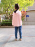 牧萌儿童防晒衣男女童防晒服夏季冰丝凉感宝宝防晒外套披肩 水蜜桃 XL 实拍图