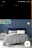 富安娜出品 床上四件套全涤双面磨毛套件床品 双人床单被罩ins风 纯色款-灰色 1.5米 床单款 （被套203*229cm） 实拍图