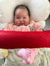 taoqibaby定型枕新生婴儿枕头宝宝0一1岁内幼儿防惊跳搂睡觉安全感神器安抚 定型枕【睡头型+固定柱】 纤维蓝 实拍图