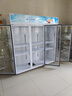 新飞（frestec）展示柜冷藏保鲜柜酒水饮料冰柜双开门冷藏柜酒店冷藏保鲜柜超市直冷玻璃门风冷无霜冰箱立式冷柜 大三门上机1300L【直冷省电】1.8米 实拍图
