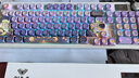 狼蛛（AULA）S98无线机械键盘蓝牙/2.4G/有线三模连接全键热插拔gasket结构2U0全键无冲客制化游戏电竞办公键盘 【有线版】S98星河幽梦-冰蓝光 青轴 实拍图