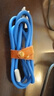 奥睿科（ORICO）兼容雷电4数据线USB4全功能Type-C充电PD240W快充8K投屏40Gbps适用苹果15华为mate60B1蓝1.5m 实拍图