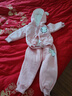 G.duck女宝宝秋冬款套装2024新款0-4岁婴幼儿童衣服冬季韩版两件套童装 山羊-玫红 加绒 90 建议身高80-85cm年龄2-3岁cm 实拍图