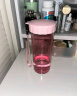 特百惠（Tupperware）莹彩430ML塑料杯 男女学生便携运动水杯子户外家用办公 糖果粉 实拍图