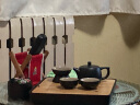 京东京造 茶具整套 套装功夫茶具茶盘茶台茶壶【黑陶小雅】 12件套 实拍图