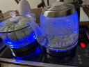 益茶福全自动上水电热水壶底部上水嵌入式茶台功夫茶烧水壶饮水烧水一体机抽水玻璃煮茶壶保温泡茶壶 蓝光玻璃高端套装 1L 实拍图