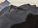 京东京造【可机洗羊毛衫】毛衣针织衫男圆领25秋冬新款外套灰色 XXL 实拍图