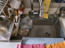 松派厨房水槽304不锈钢水槽双改大单槽水池盆洗菜盆台下盆洗碗槽 右排0涂层+抽拉龙头+洗杯器+净水 780*430mm【国标SUS304假一赔十】 实拍图