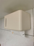 一卫（yweel）卫生间纸巾盒免打孔防水壁挂式厕所卷纸架浴室抽纸盒卫生纸置物架 【升级可拆贴片款】奶油白纸巾盒 实拍图