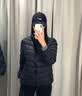 真维斯（Jeanswest）羽绒服女春秋轻薄羽绒服女短款白鸭绒轻便薄款外套女款黑色S 实拍图
