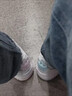 李宁奶酪丨板鞋女鞋夏季低帮舒适柔软小白鞋经典百搭休闲鞋运动鞋 【玛丽猫联名】白/粉/蓝(382)-7 37 实拍图