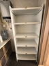 帅仕（shuaishi）厨房用具置物架落地多层餐边柜收纳碗柜家用橱柜微波炉烤箱储物柜 【加高加厚】白6层80长42深 实拍图