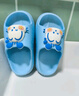 巴布豆（BOBDOG）儿童拖鞋男女童宝宝软底居家室内外夏季凉拖鞋 浅兰 190码 实拍图