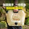 原始人户外便携音乐节储水袋大容量加厚装水软水袋徒步露营储水袋 【升级大口径】8L卡其色 实拍图