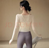 ACKDCS瑜伽服普拉提上衣女春秋季跑步运动时尚网纱健身套装高级感两件套 实拍图