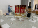 青苹果（QINGPINGGUO） 玻璃家用二两白酒杯套装高脚杯6只装洋葡萄酒杯大小号欧式 【红白通用】高脚杯160mlx6 实拍图