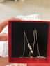 中国黄金（CHINA GOLD）S925银麦穗锁骨链女穗穗平安流苏项链设计感情人节生日礼物送女友 【今/次日达】S925麦穗流苏项链 实拍图